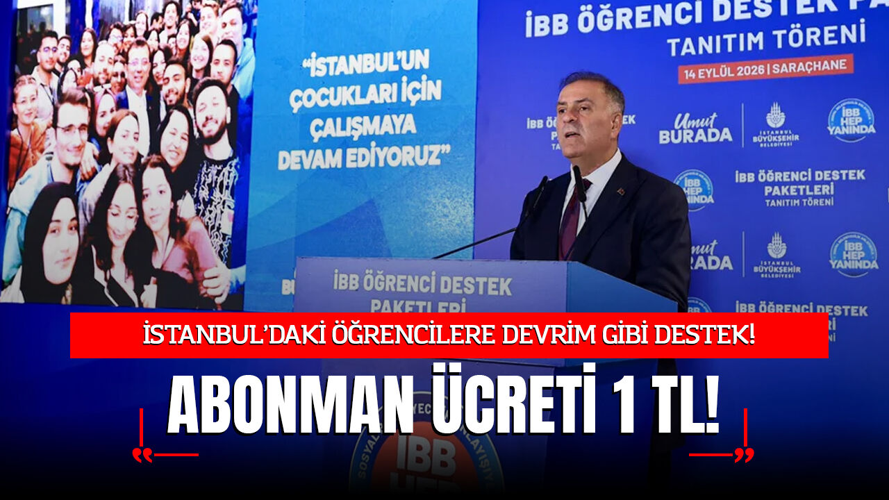 İBB’den Öğrencilere Yeni Eğitim Dönemi Desteği: 8,7 Milyarlık Bütçe ve 1 TL'lik Abonman Müjdesi!